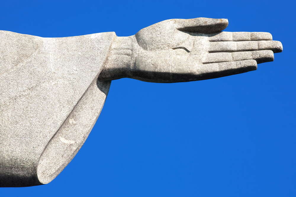 Christ the Redeemer hand