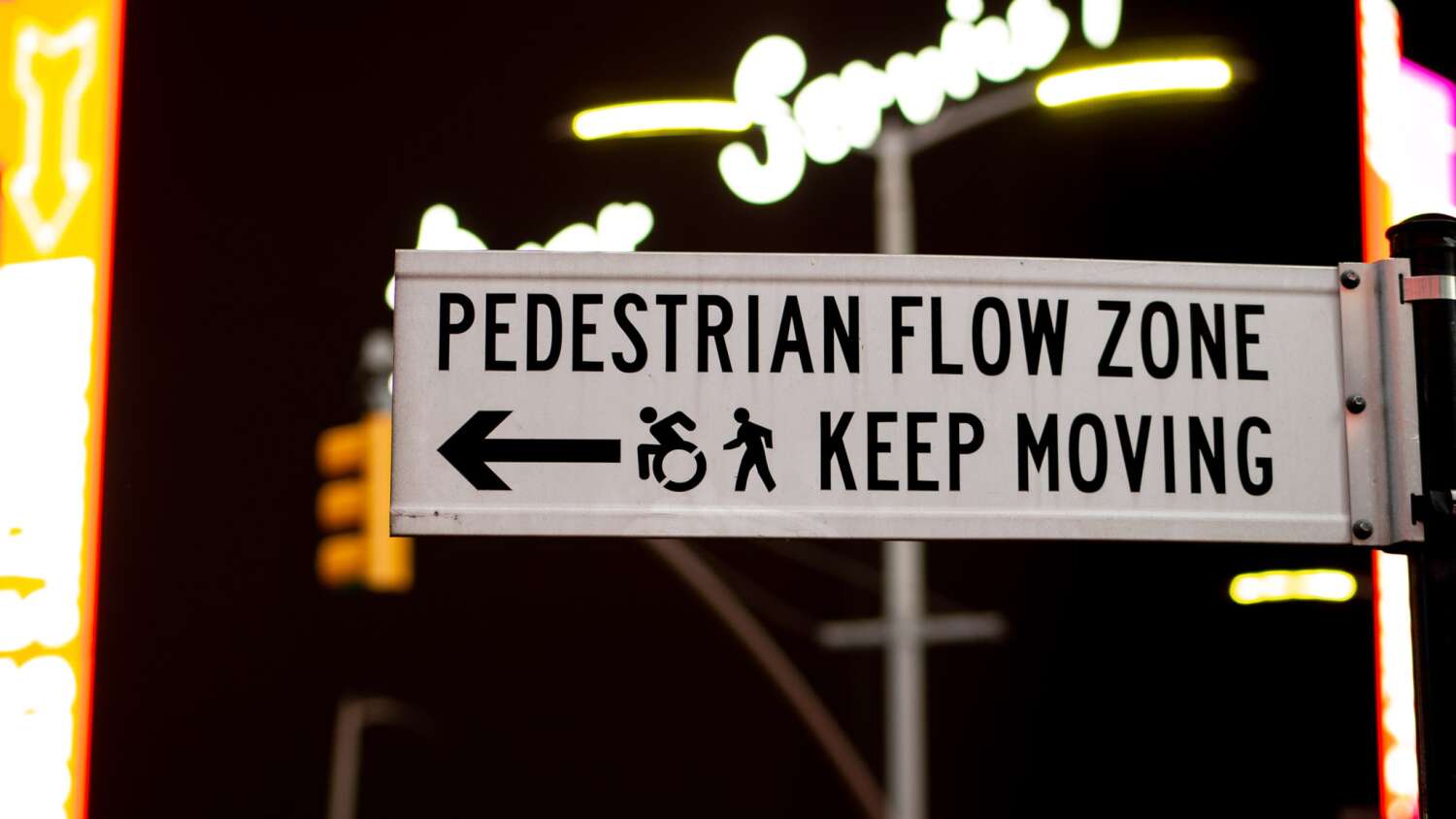 pedestrian flow zone
